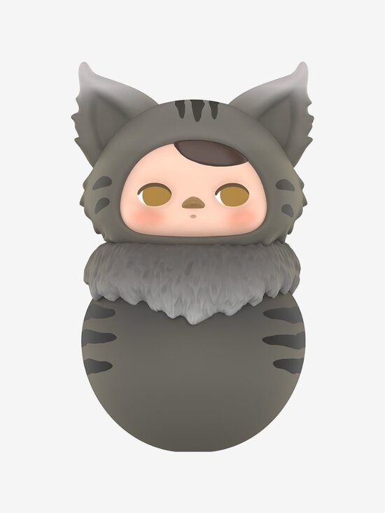 POP MART Accessories - POP MART Pucky Roly-Poly Kitty Series Figures - Siberian